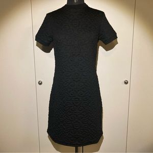 Mavi short sleeve mini sweater dress, short zipper on back, size small